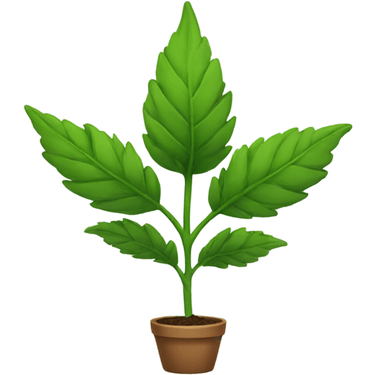 Weed plant emoji