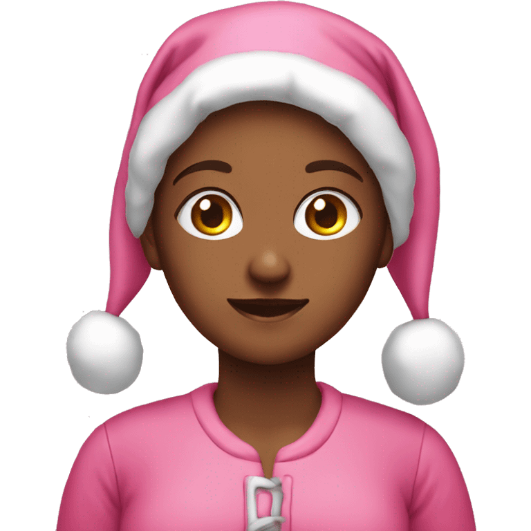 santas women in pink  emoji