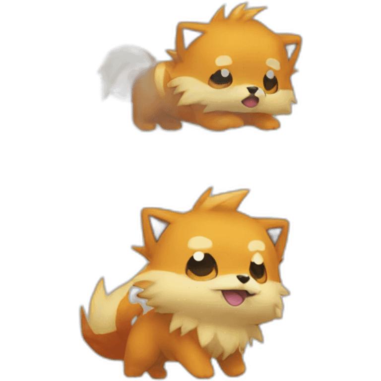 Growlithe pokemon emoji