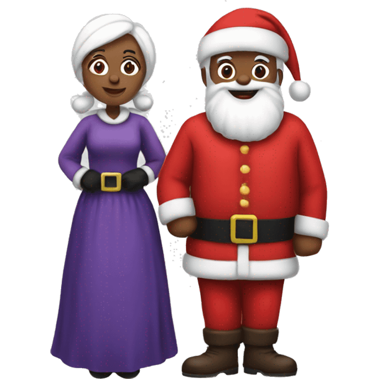 santa and mrs claus emoji