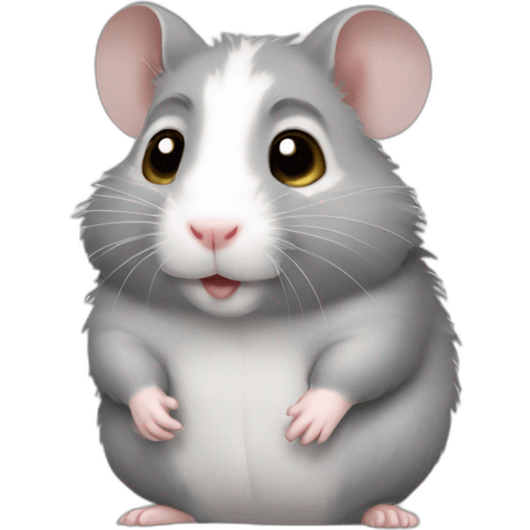 Hamster ruso gris emoji