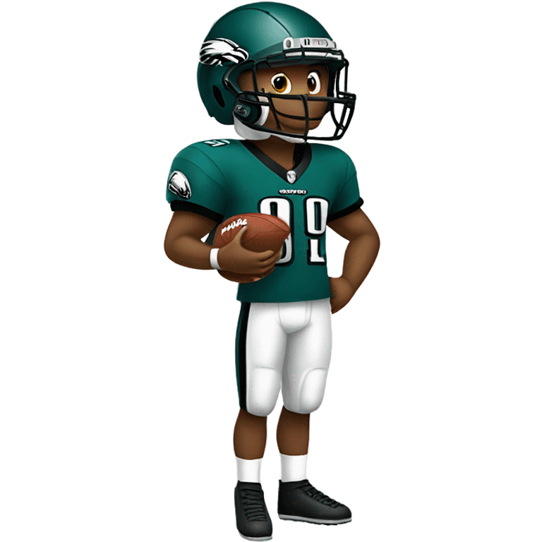 Eagles football player  emoji