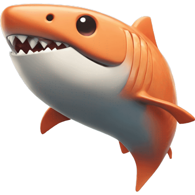 Fish stick from Fortnite holding a shark emoji