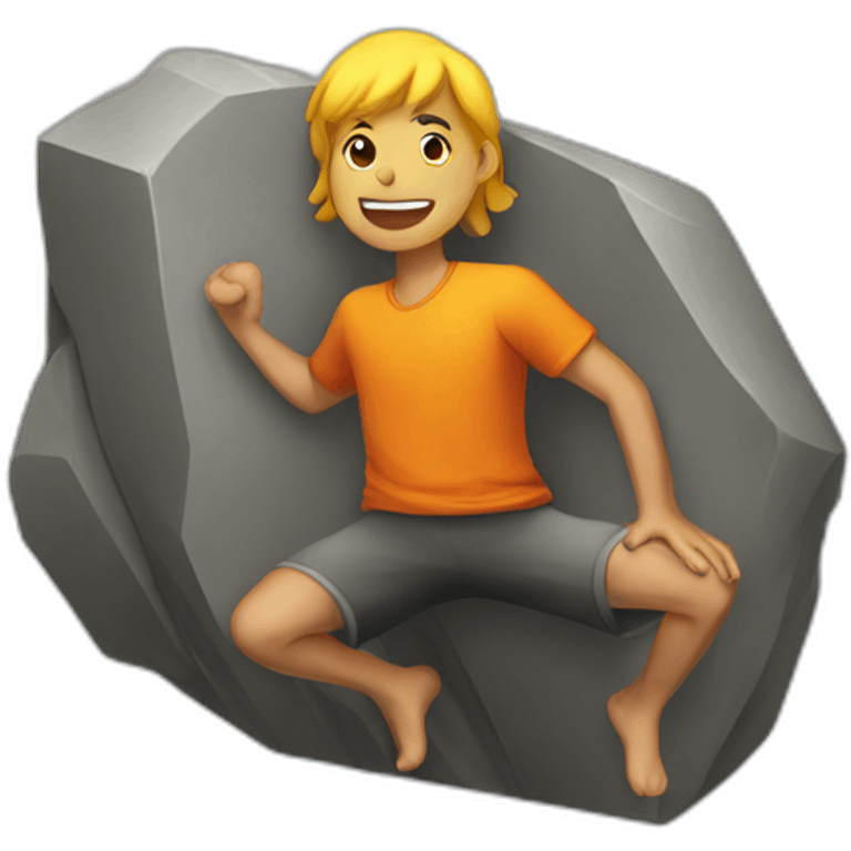 bouldering emoji