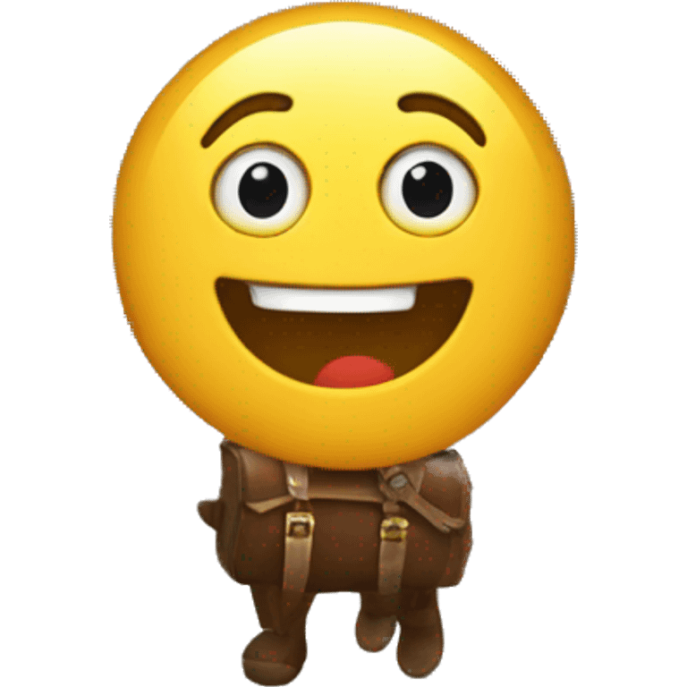 travelling happily  emoji