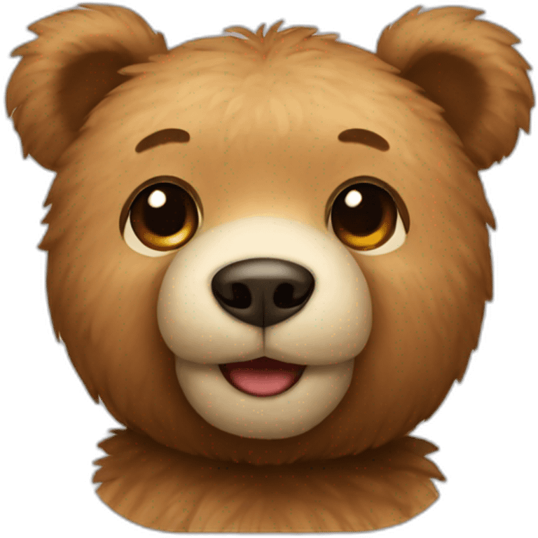 Teddy bear emoji