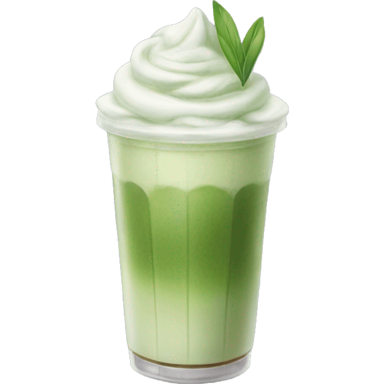 iced matcha latte emoji