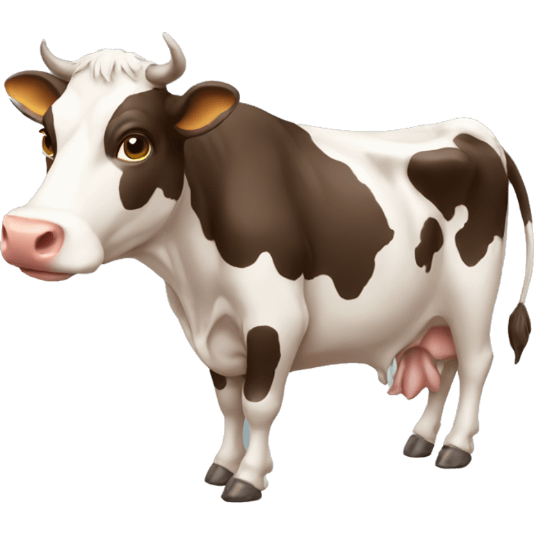 a cow flywing emoji