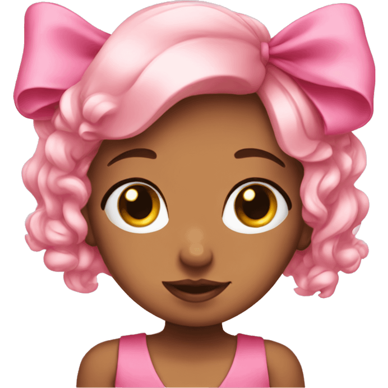 babe pink bow emoji