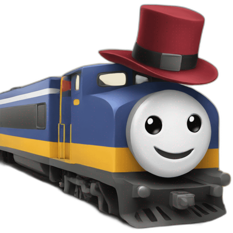 train-with-a-hat emoji