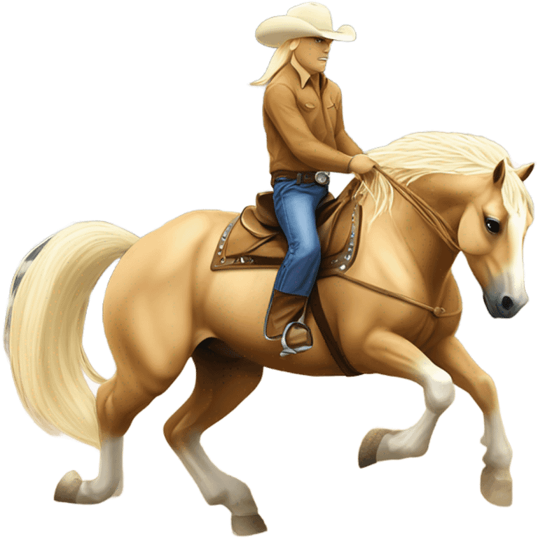 Palomino horse rodeo emoji