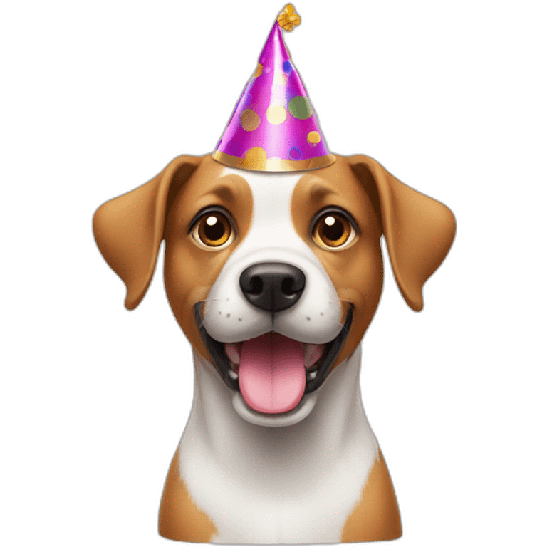 dog with party hat emoji