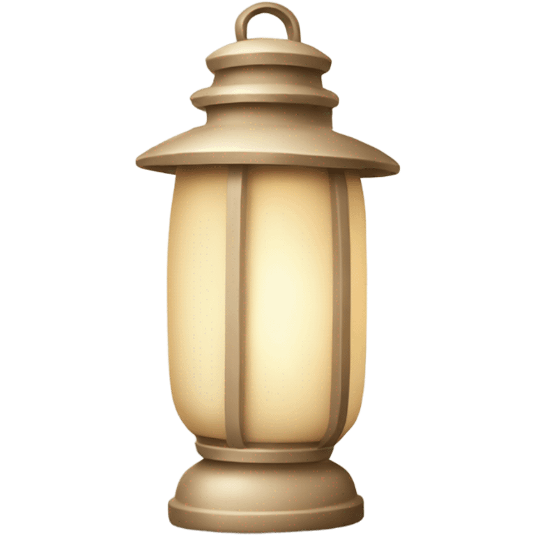 beige Christmas lantern emoji