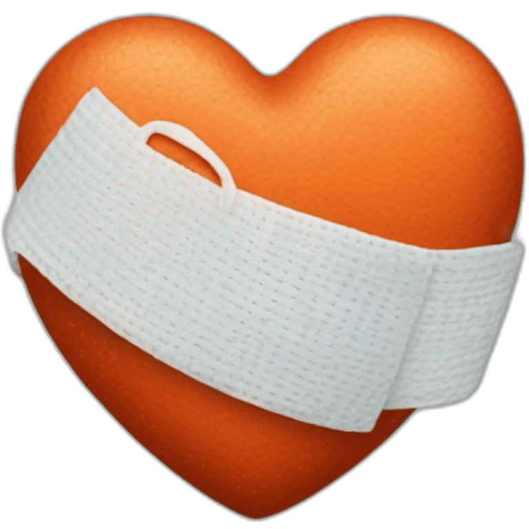 coeur avec bandage emoji