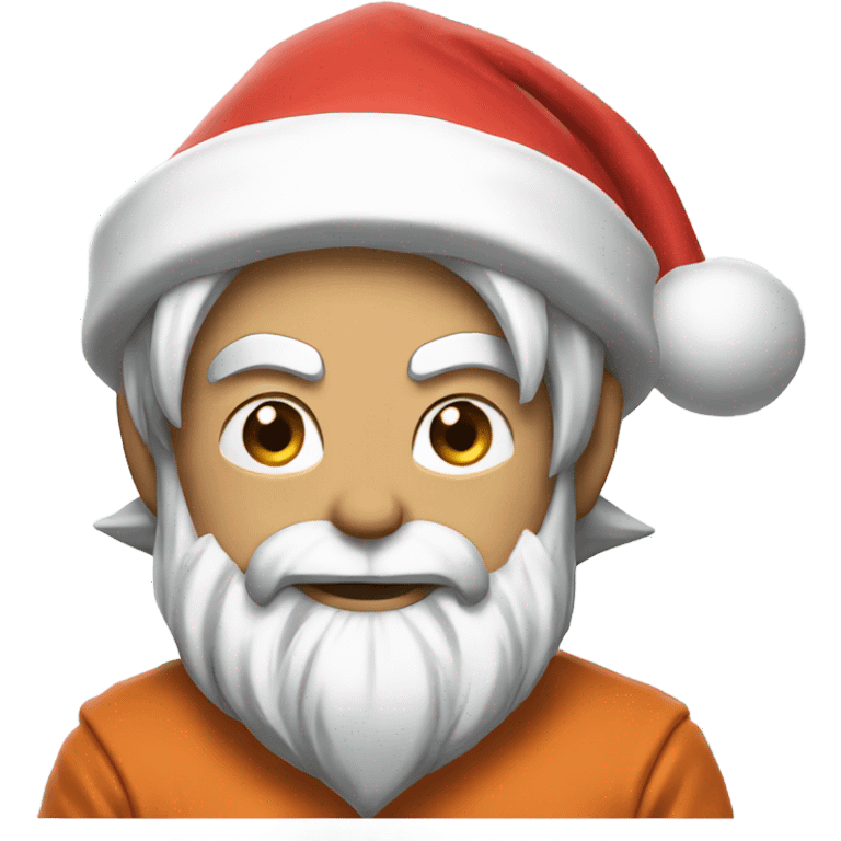 Goku with Santa hat emoji