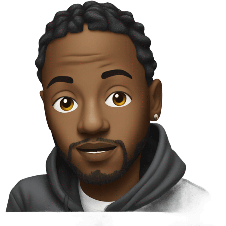 Kendrick Lamar rapping  emoji