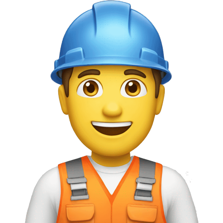 happy builder emoji