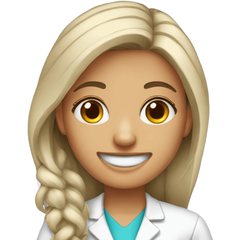 Girl orthodontist emoji