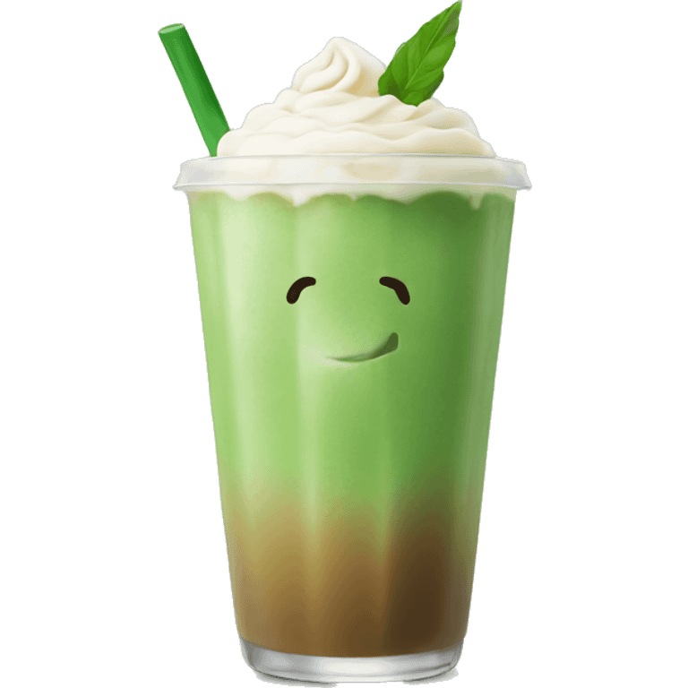 ice matcha latte emoji