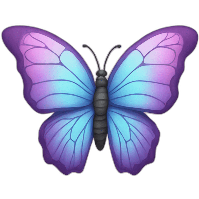 Butterfly with brain wings emoji