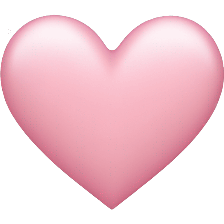 Light pink heart emoji