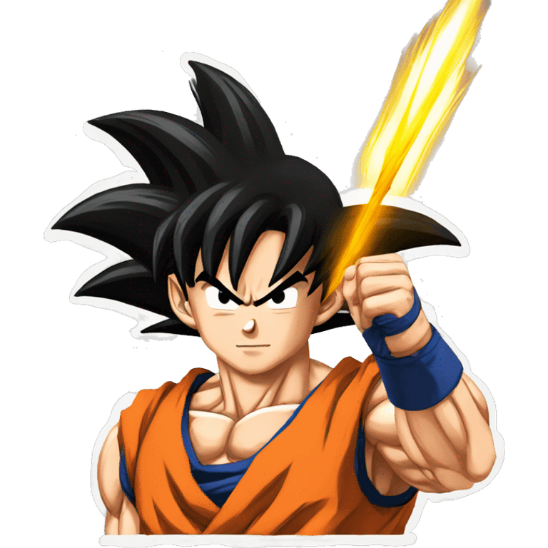 Goku dans dbz emoji