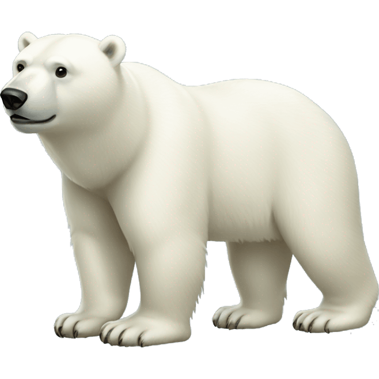 Polar bear full body  emoji