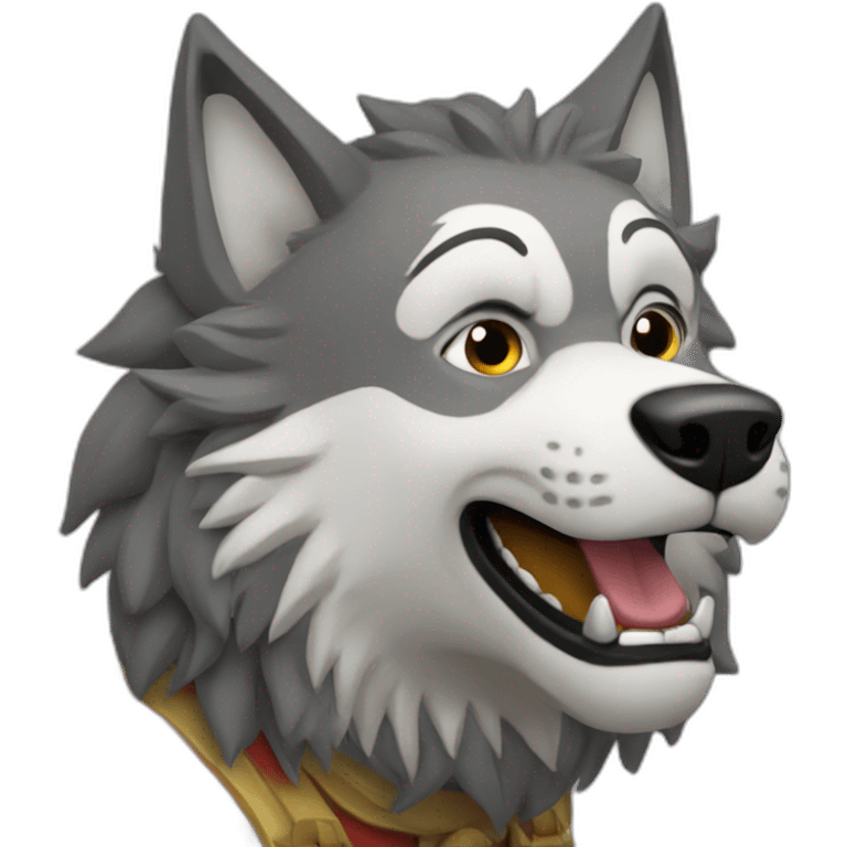 LOBO SORPRENDIDO emoji