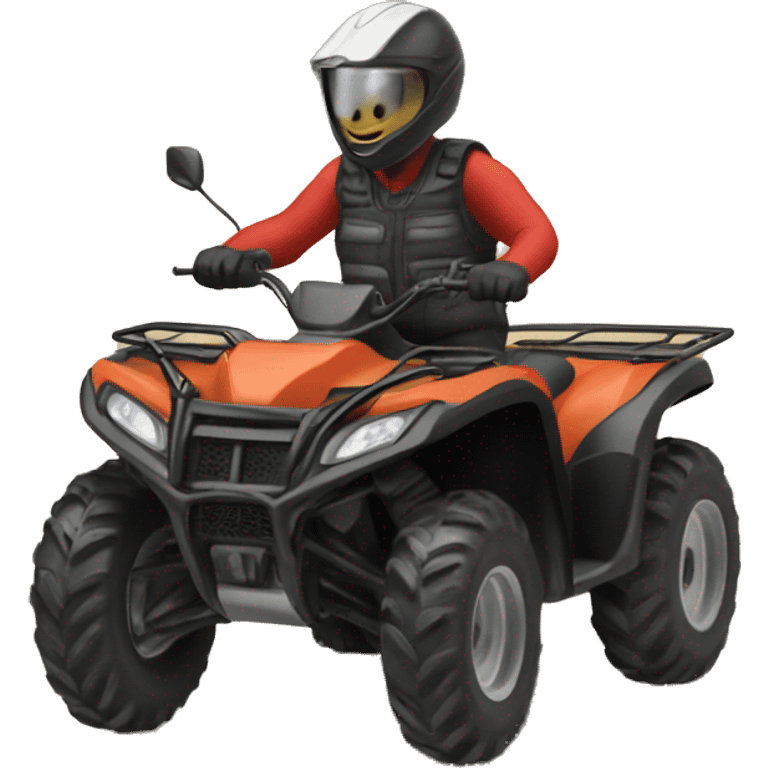 Me on ATV  emoji