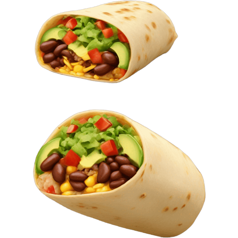 Seductive burrito emoji