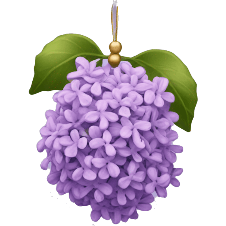 Lilac ornament emoji