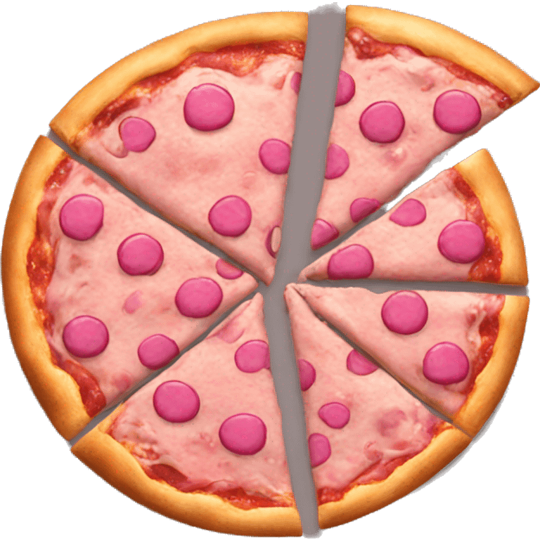 Pink pizza emoji