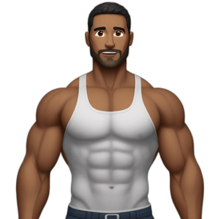 man pec muscle left emoji