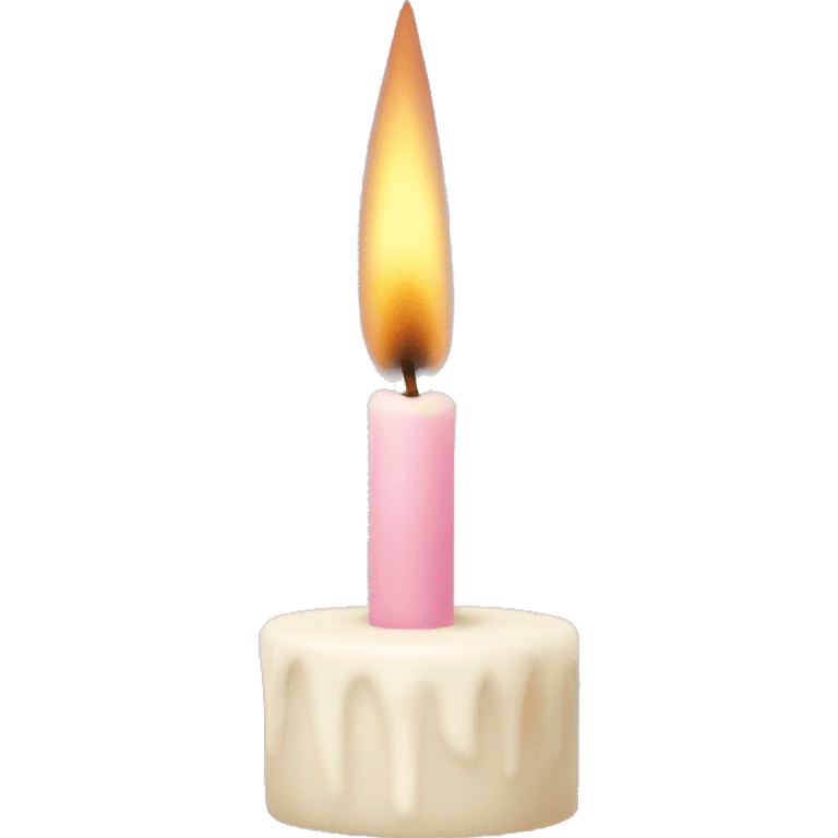 Aesthetic candle emoji