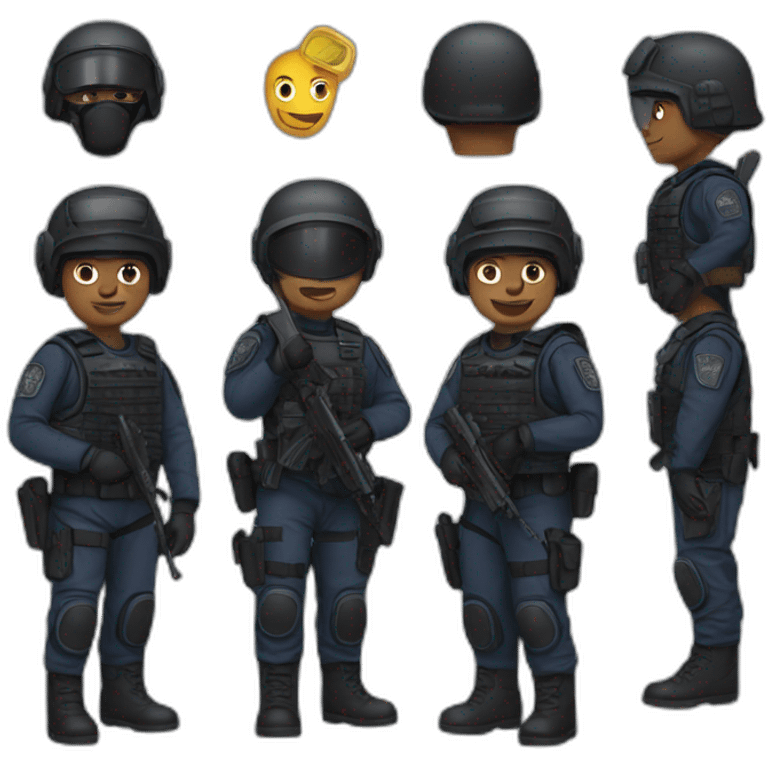 Swat team emoji