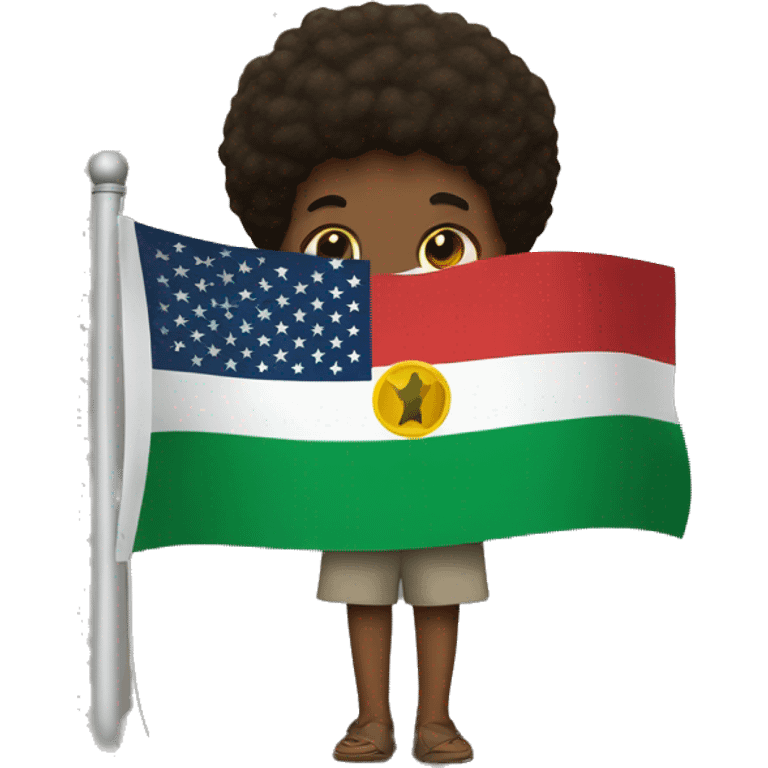 African american flag emoji