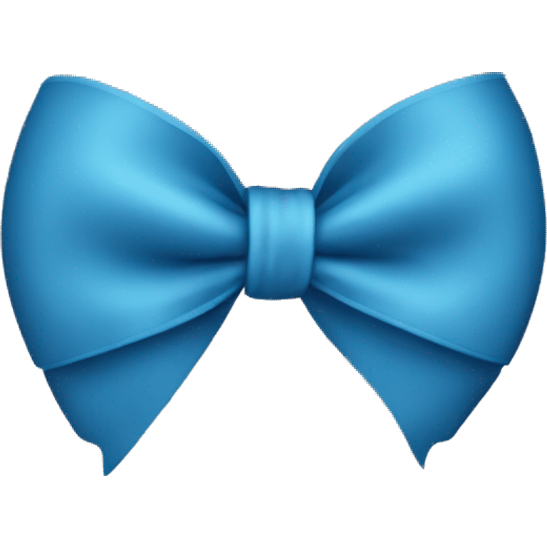 Blue bow emoji