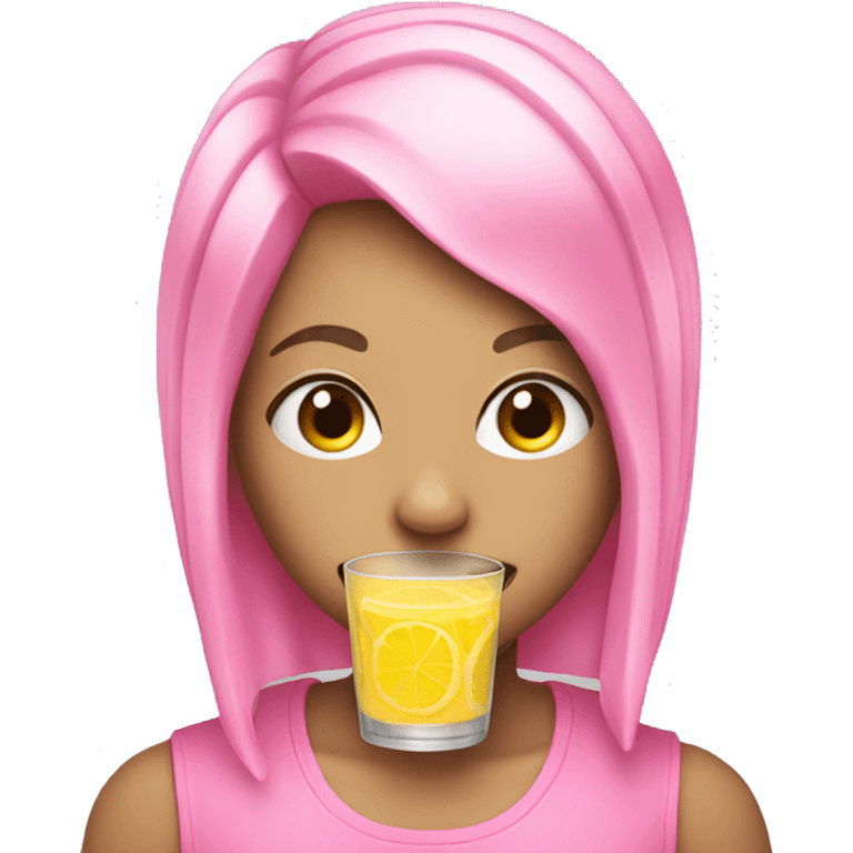 Pink lemonade emoji