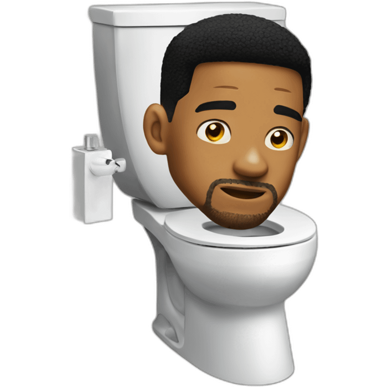 will smith at toilet emoji