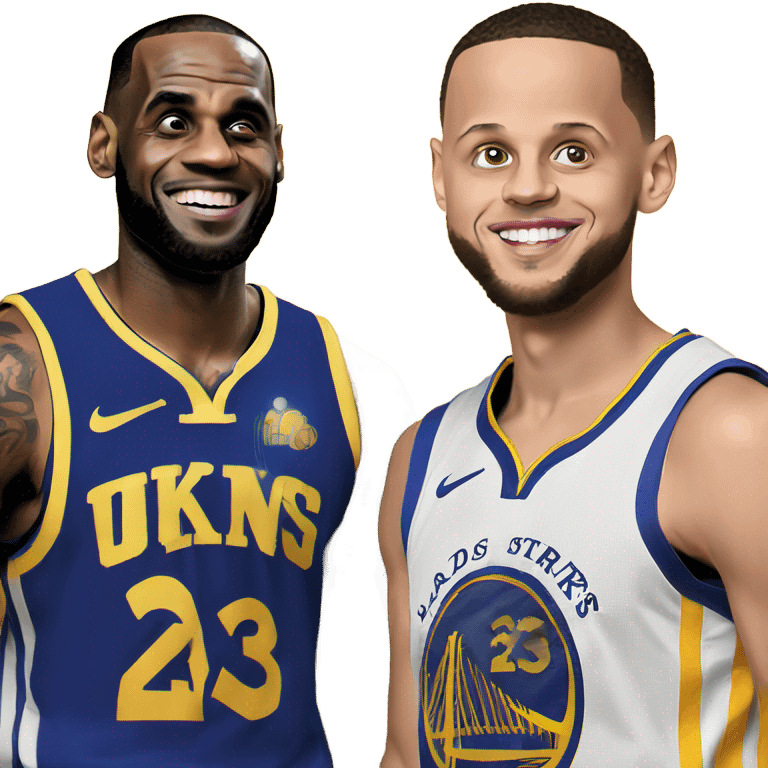 Lebron James and Stephen curry combined emoji