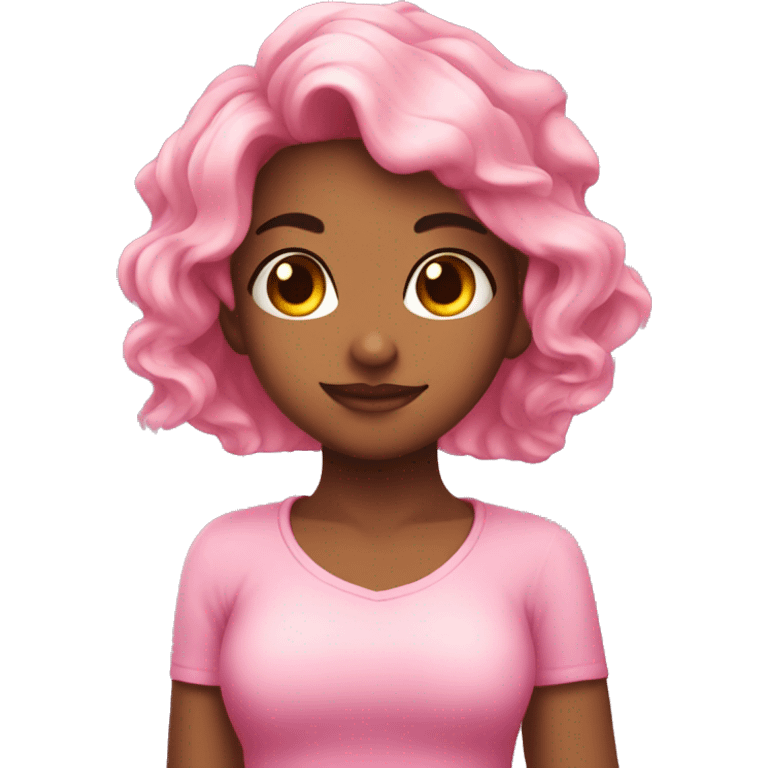 moño rosa cute  emoji