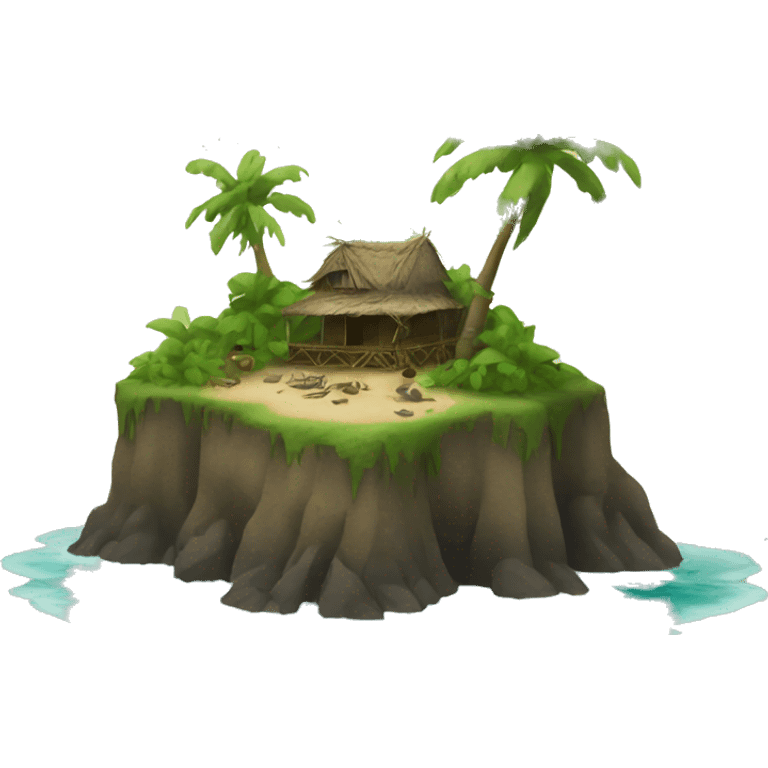 deserted island emoji