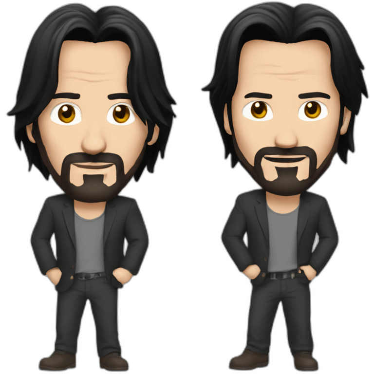 donald trumb keanu reeves emoji