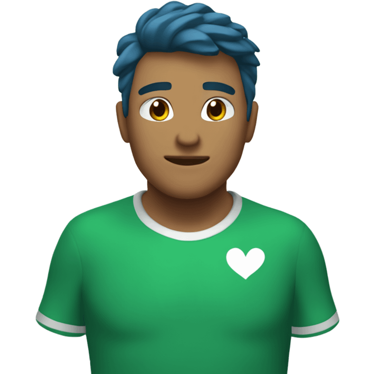 corazón verde azulado emoji