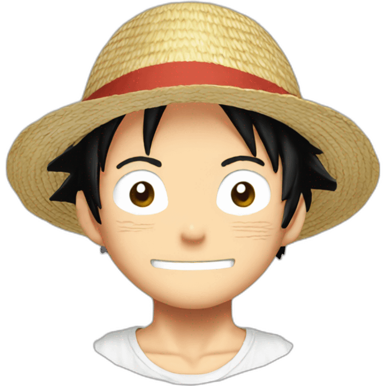 luffy one piece emoji