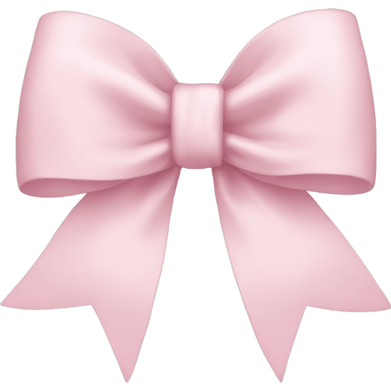 light pink bow emoji