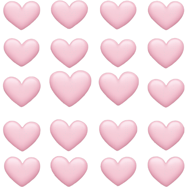 Light pink heart  emoji