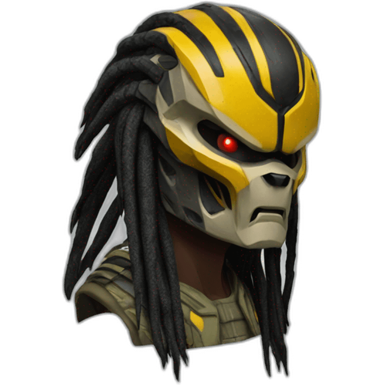 The predator/yautja emoji