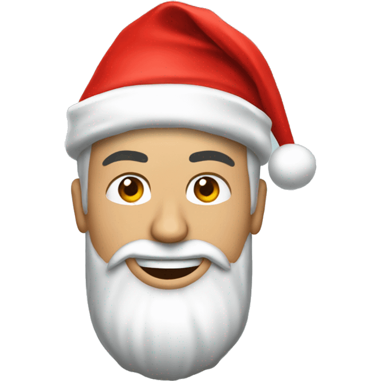 cristiano ronaldo with santa hat emoji