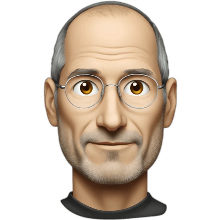 steve jobs and apple emoji